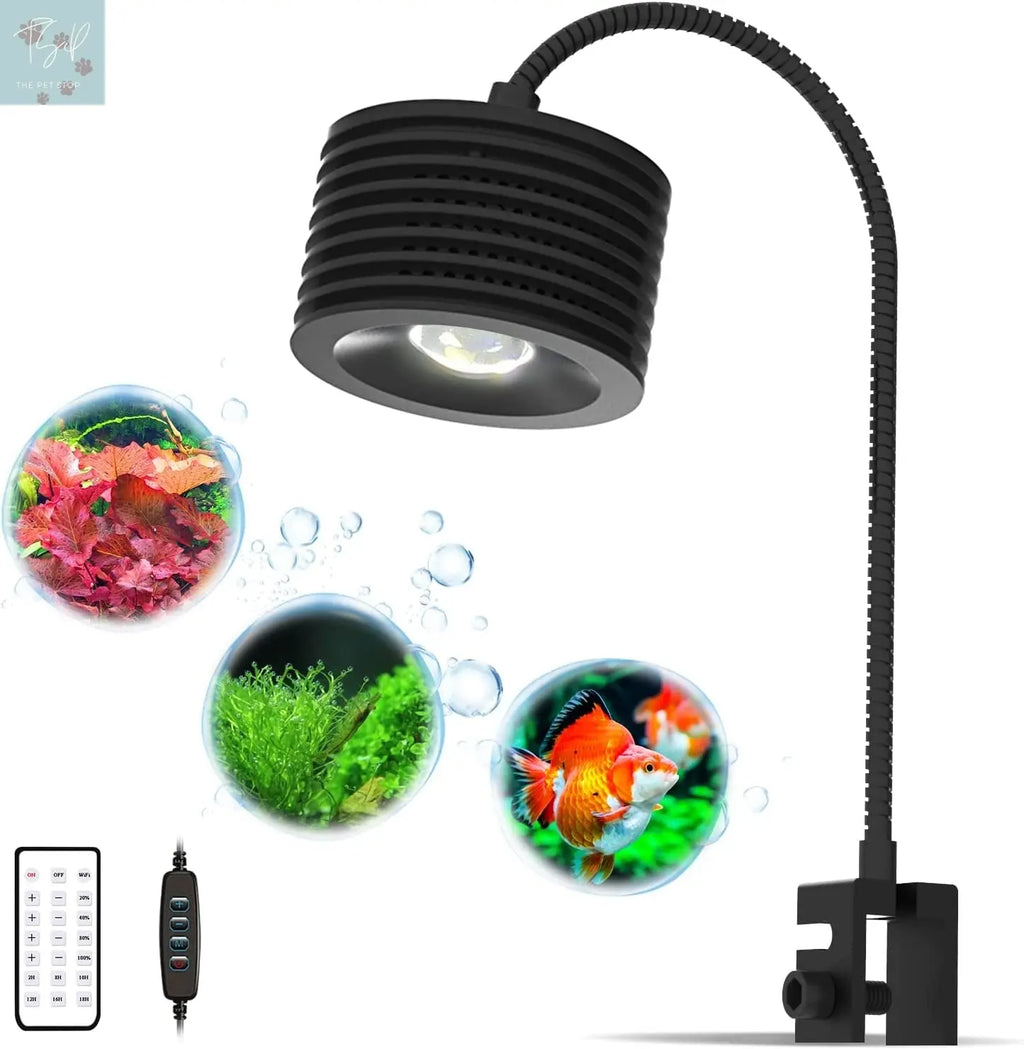 Lominie 6500K LED Aquarium Light for Planted Tanks with Remote Control and Gooseneck, Ideal for Freshwater Fish Tanks and Refugiums (A20 Freshwater) KOTO
