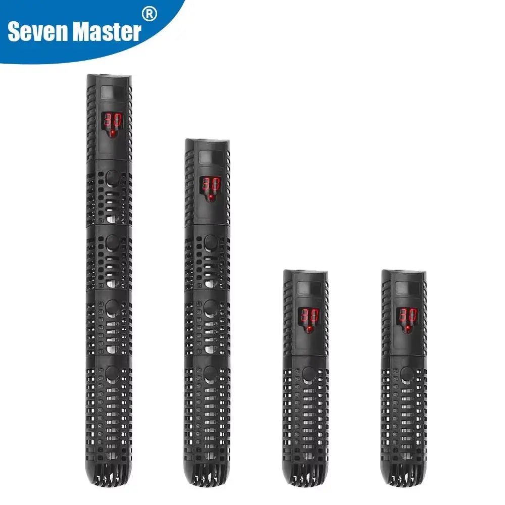 Revolutionary Aquarium Submersible Heater with LCD Display - Effortlessly Adjust Water Temperatures from 50W to 500W for Your Aquatic Paradise Does not apply