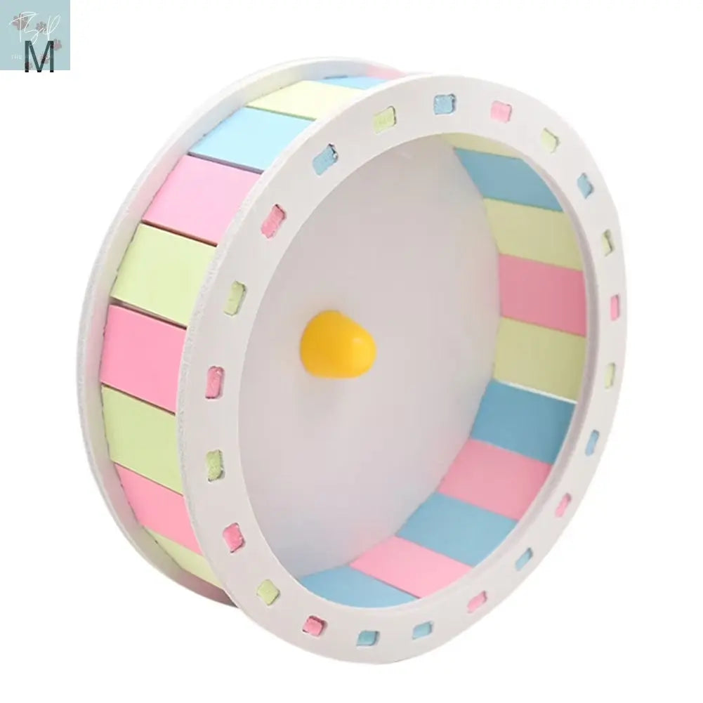 Hamster Wheel, Silent Hamster Exercise Wheel, Cage Activity Accessories Running/Playing Toy for Rats Gerbils Chinchillas Mice Hedgehogs Guinea Pigs and Other Small Animal GMMGLT