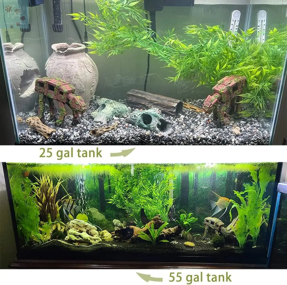 Ulifery Aquarium Decorations: Unique Walking Land Tank Ornament - Alien Fish Robot for Betta and Small Aquariums Ulifery