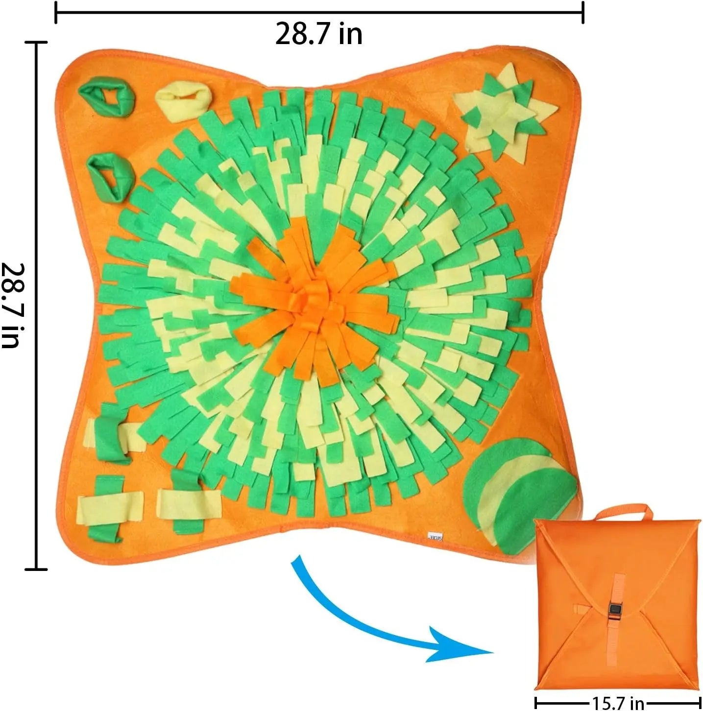 Engaging Pet Snuffle Mat for Dogs - Interactive Foraging Puzzle for Indoor & Outdoor Fun! Shenzhen Zhongji Industrial CO.,Ltd