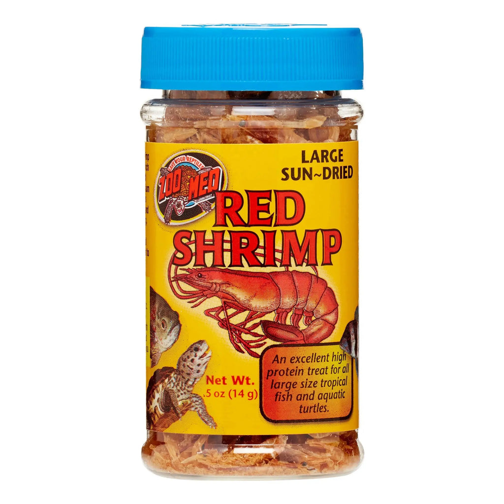 Zoo Med Large Sun-Dried Red Shrimp Fish & Aquatic Pet Food, 0.5 Oz ZOO Med LABORATORIES INC