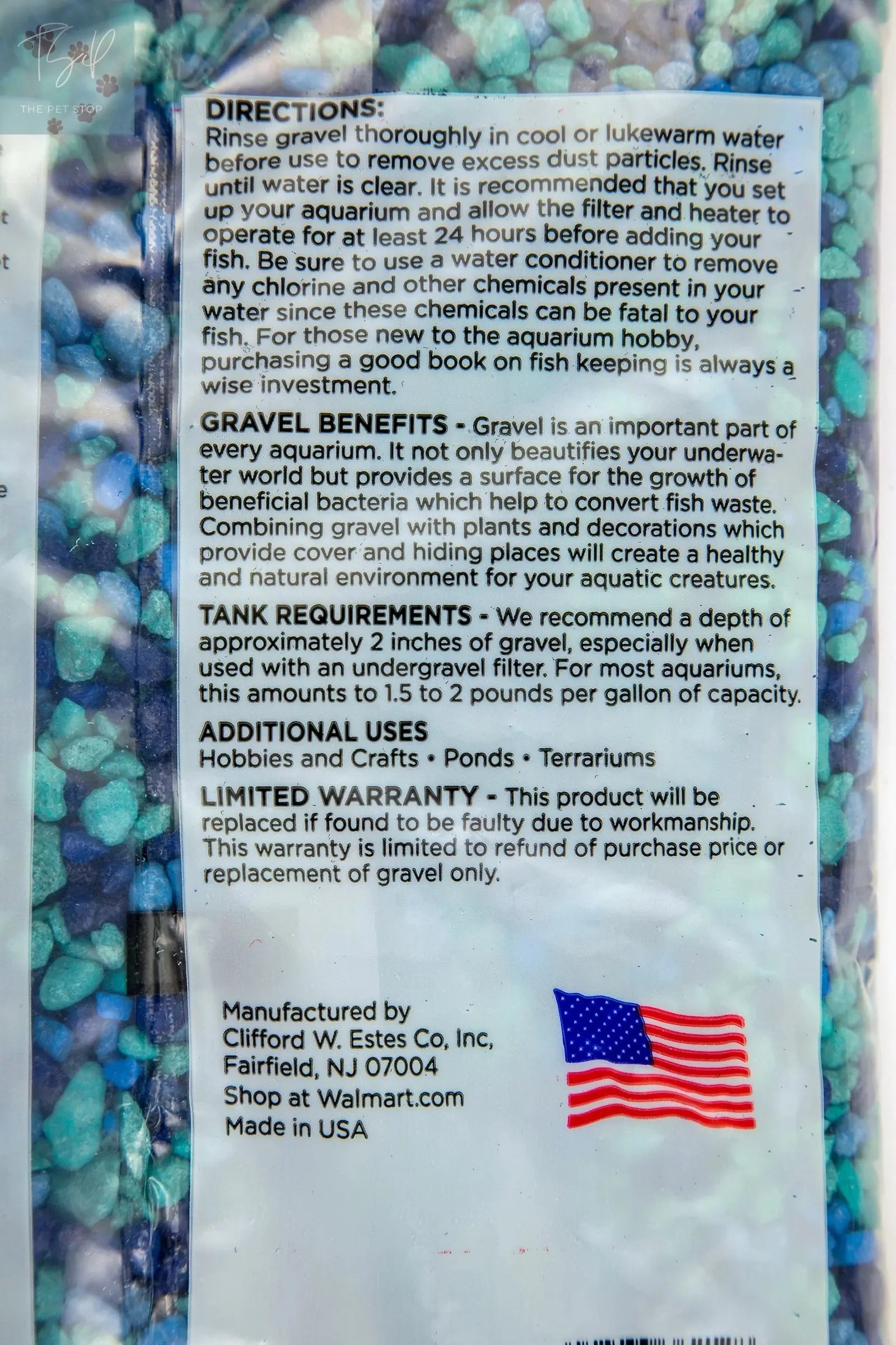 Aqua Culture Aquarium Gravel, Caribbean, 25 Lb Wal-Mart Stores, Inc.