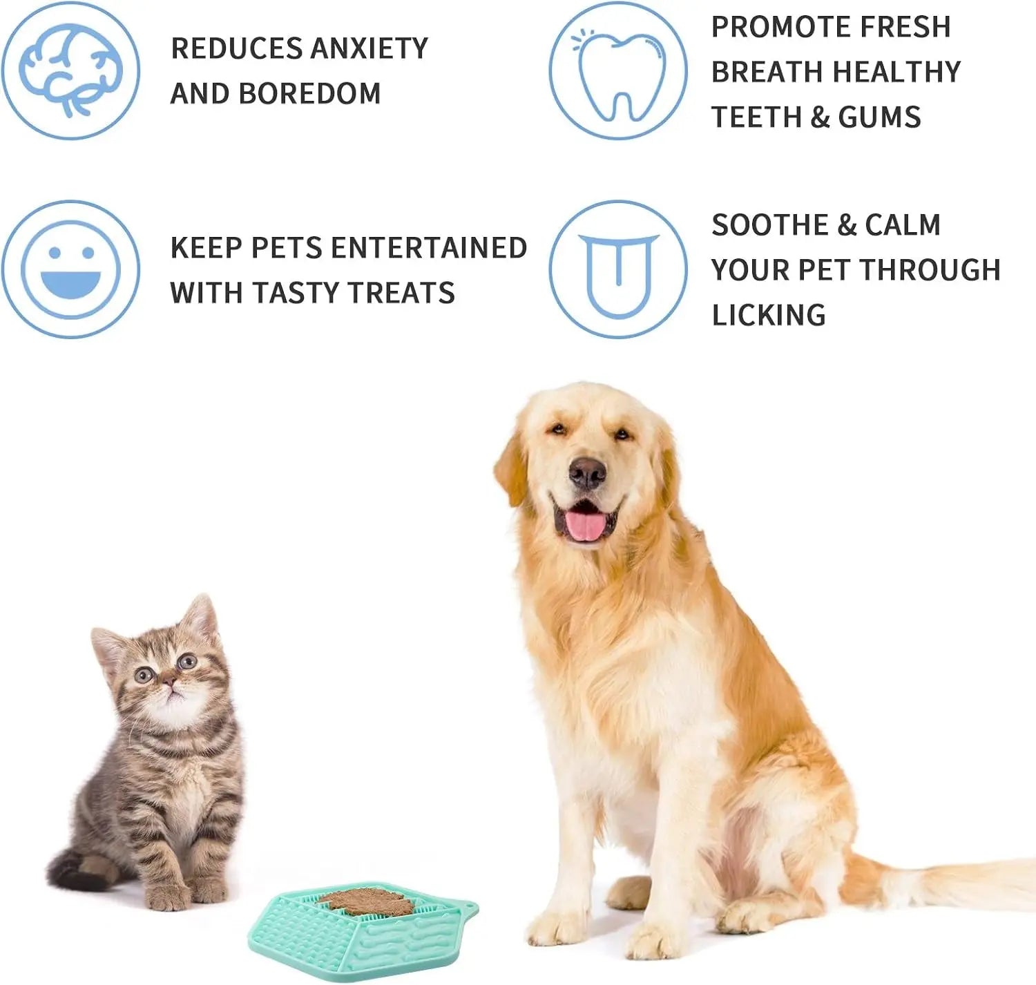 Ultimate Pet Feeding Mat for Dogs and Cats - Anxiety Relief & Engaging Snuffle Activity for Mess-Free Mealtime Fun! HOPECENTER