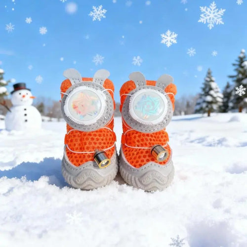 2026 New Glowing Dog Shoes (4Pcs)Light up Dog Shoes,Anti-Slip Sole Paw Protector Booties for Small Medium Dogs Hot Pavement Safety The Pet Stop