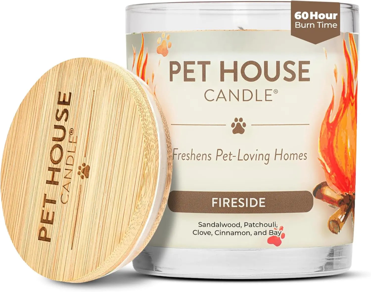 Elevate Your Home with One Fur All's Pumpkin Spice Pet House Candles - Long-Lasting, Eco-Friendly Odor Eliminators (Set of 2) One Fur All