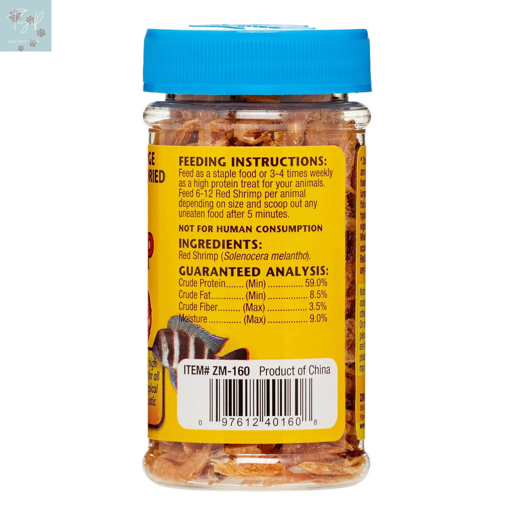 Zoo Med Large Sun-Dried Red Shrimp Fish & Aquatic Pet Food, 0.5 Oz ZOO Med LABORATORIES INC