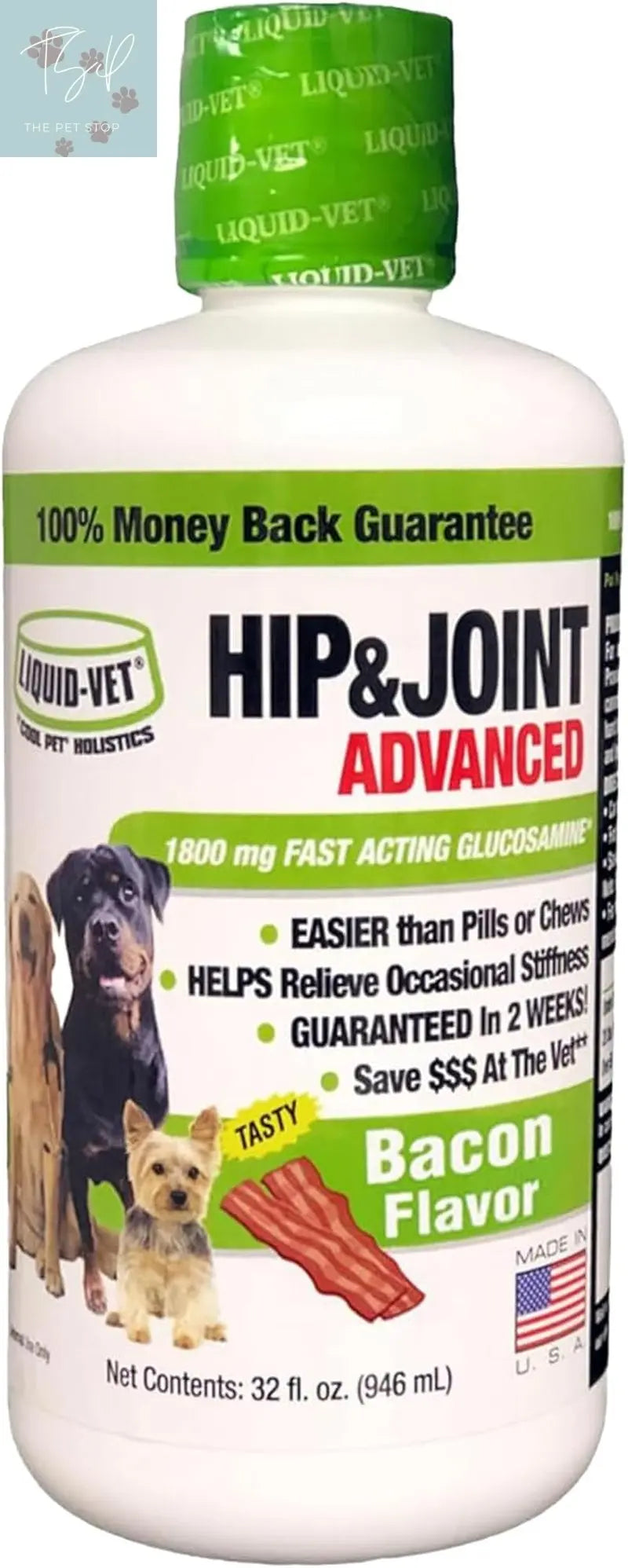 Liquid-Vet K9 Advanced Hip & Joint Formula, Unflavored, 32 oz Animal Busines Concepts dba COOL PET Holistic