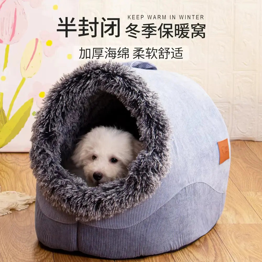 Cozy Self-Warming Dog Bed and Stylish Cat Tent for Ultimate Comfort in Winter Does not apply