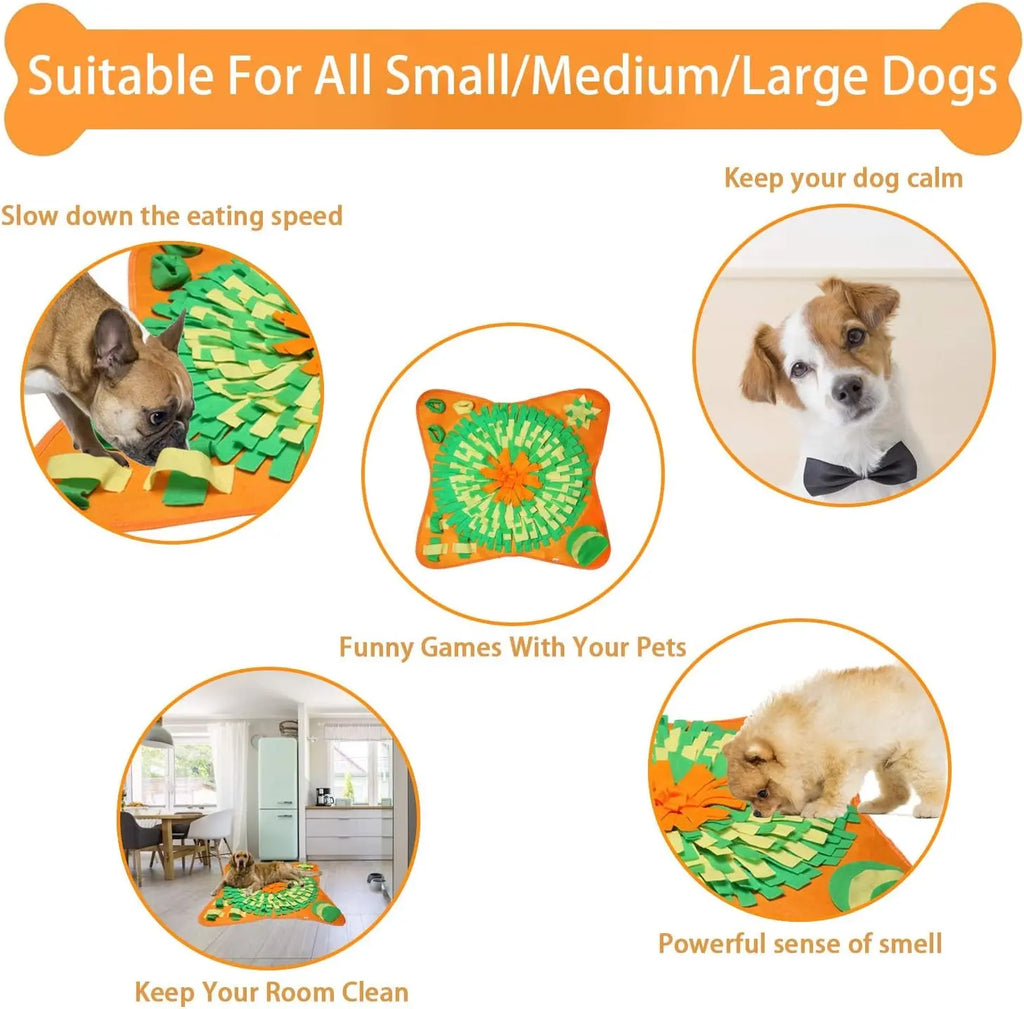 Engaging Pet Snuffle Mat for Dogs - Interactive Foraging Puzzle for Indoor & Outdoor Fun! Shenzhen Zhongji Industrial CO.,Ltd