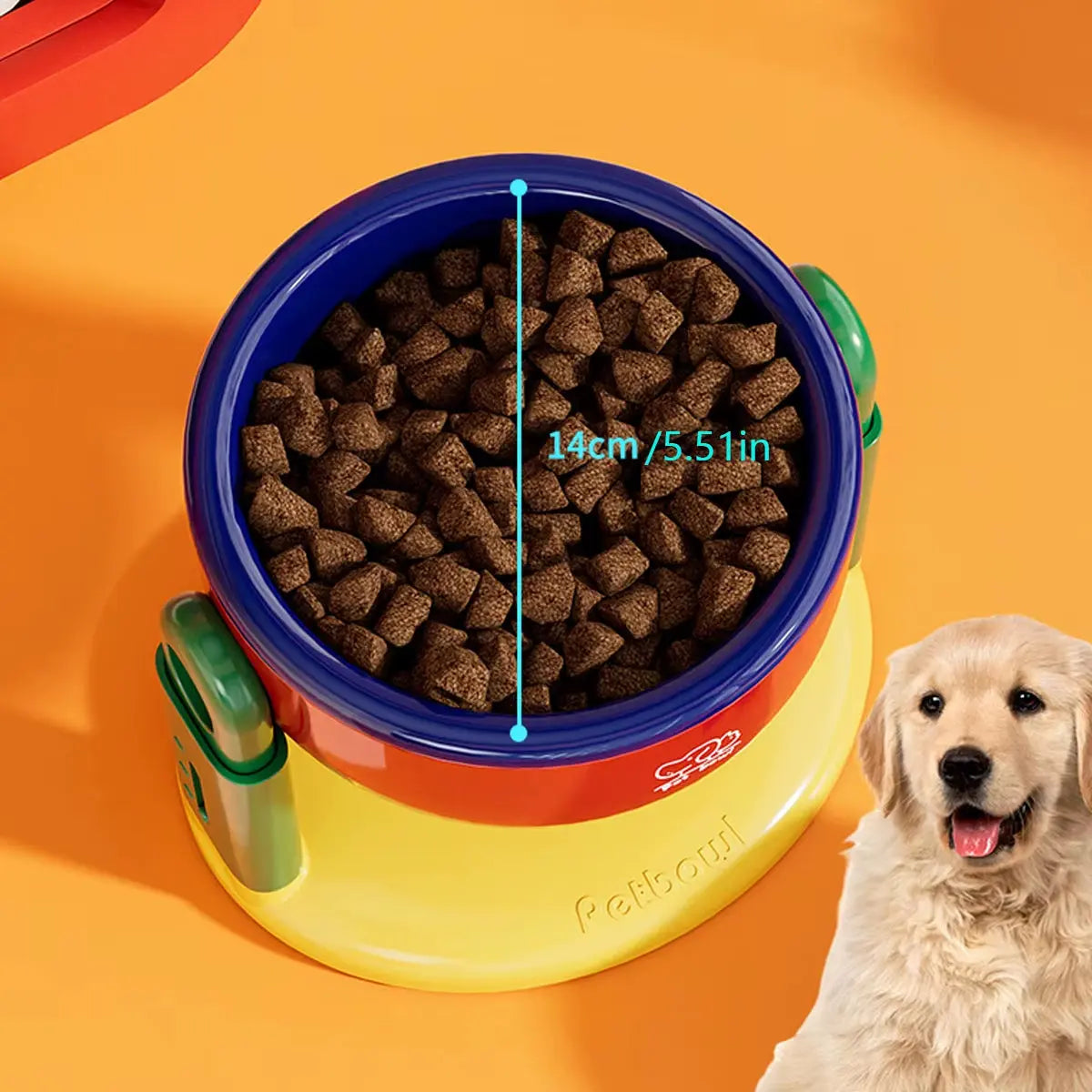 Elevate Your Pet's Dining Experience with the Adjustable Height Suction Cup Bowl - Perfect for Dogs and Cats! NONE