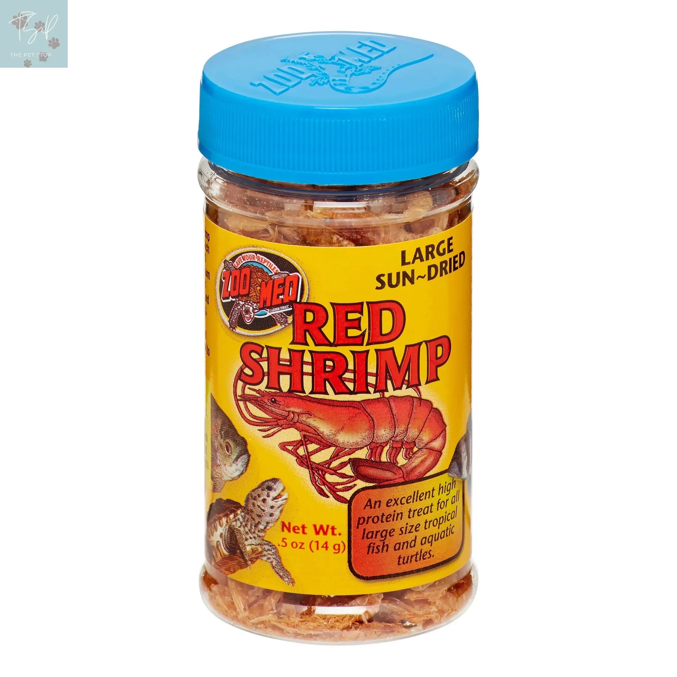 Zoo Med Large Sun-Dried Red Shrimp Fish & Aquatic Pet Food, 0.5 Oz ZOO Med LABORATORIES INC