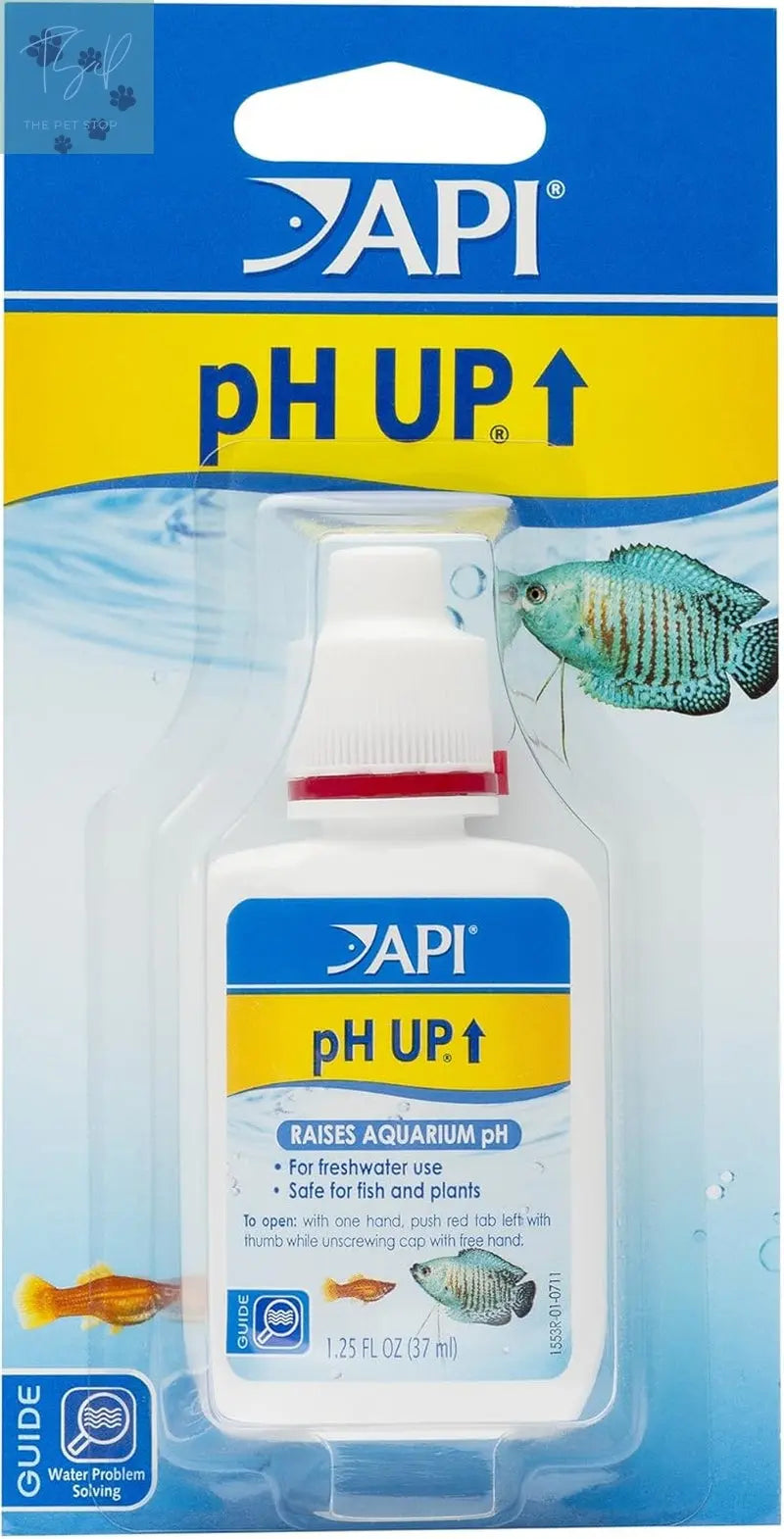 API pH Up Freshwater Aquarium pH Raising Solution - 16 oz Bottle Mars Fishcare