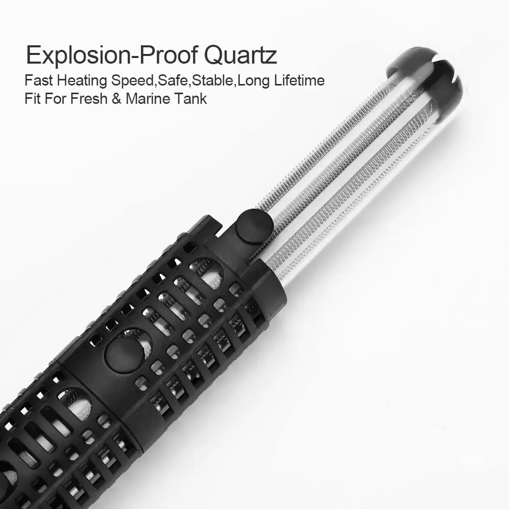 Revolutionary Aquarium Submersible Heater with LCD Display - Effortlessly Adjust Water Temperatures from 50W to 500W for Your Aquatic Paradise Does not apply