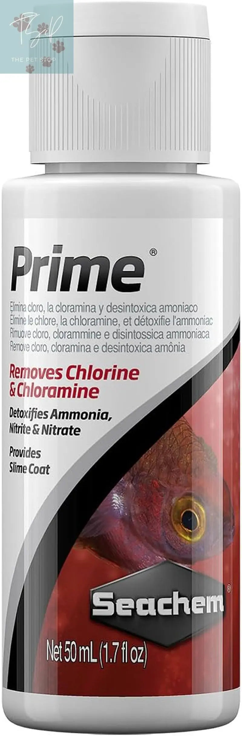 Seachem Prime Freshwater and Saltwater Conditioner - Chemical Remover and Detoxifier, 250 mL Seachem Laboratories, Inc.
