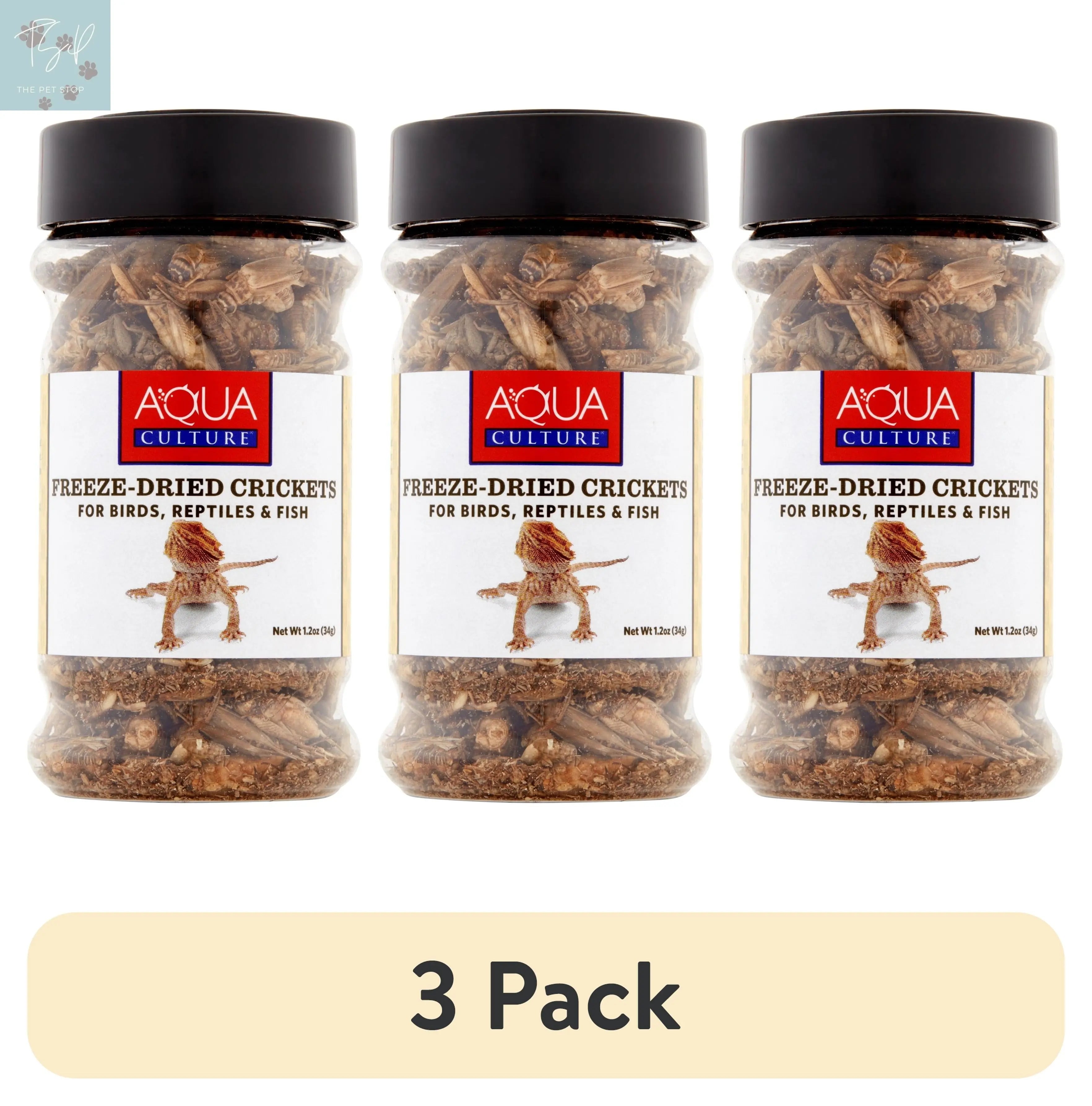 Aqua Culture Freeze-Dried Crickets for Birds, Reptiles & Fish, 1.2 Oz Wal-Mart Stores, Inc.