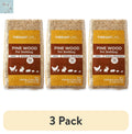 (3 Pack) Vibrant Life Pine Wood Pet Bedding for Small Pets & Chickens, 24 L Bag American Wood Fibers