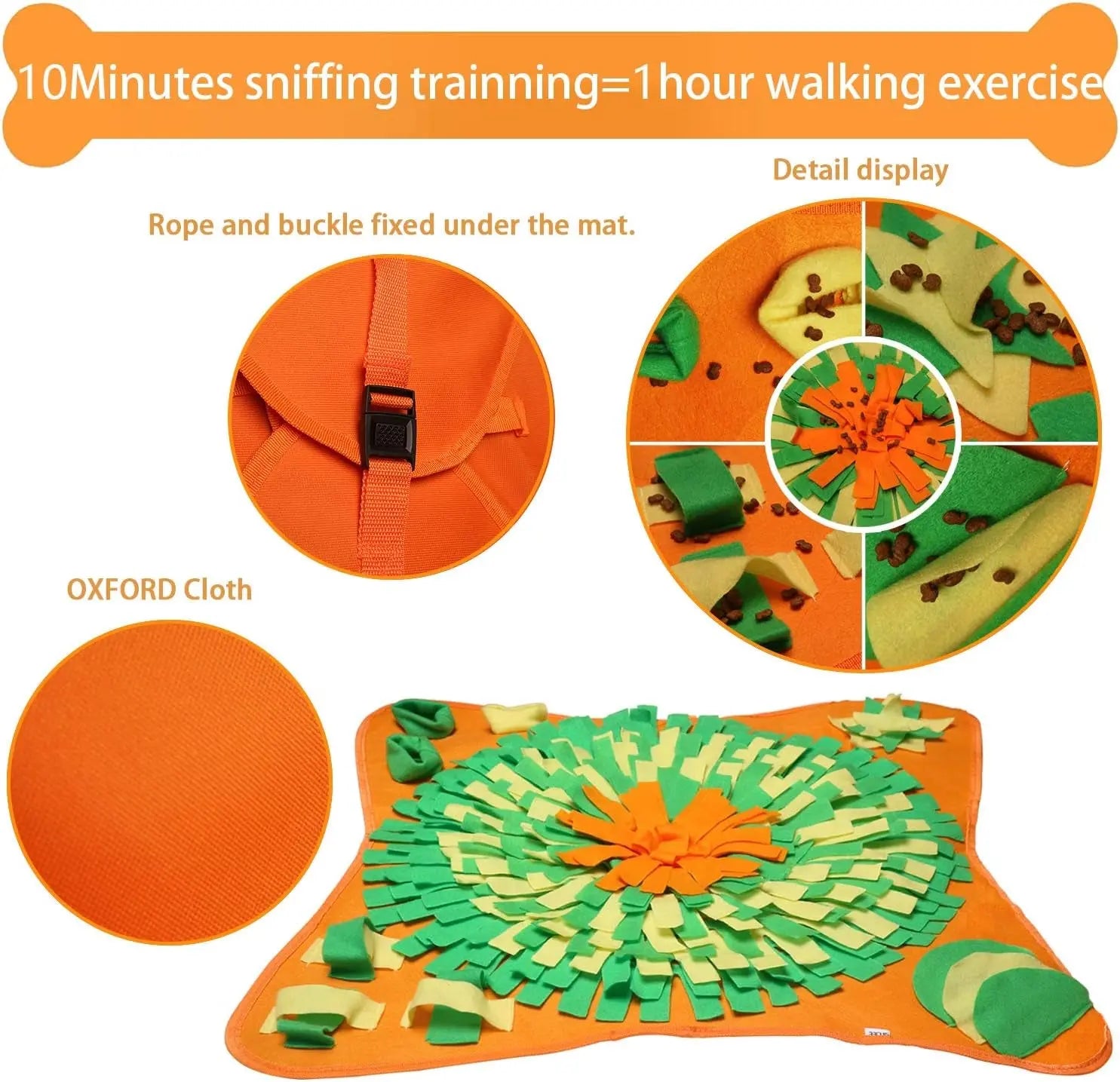 Engaging Pet Snuffle Mat for Dogs - Interactive Foraging Puzzle for Indoor & Outdoor Fun! Shenzhen Zhongji Industrial CO.,Ltd