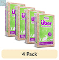 (4 Pack) Pets Pick 28L Natural Uber Pet Bedding for Small Animals American Wood Fibers