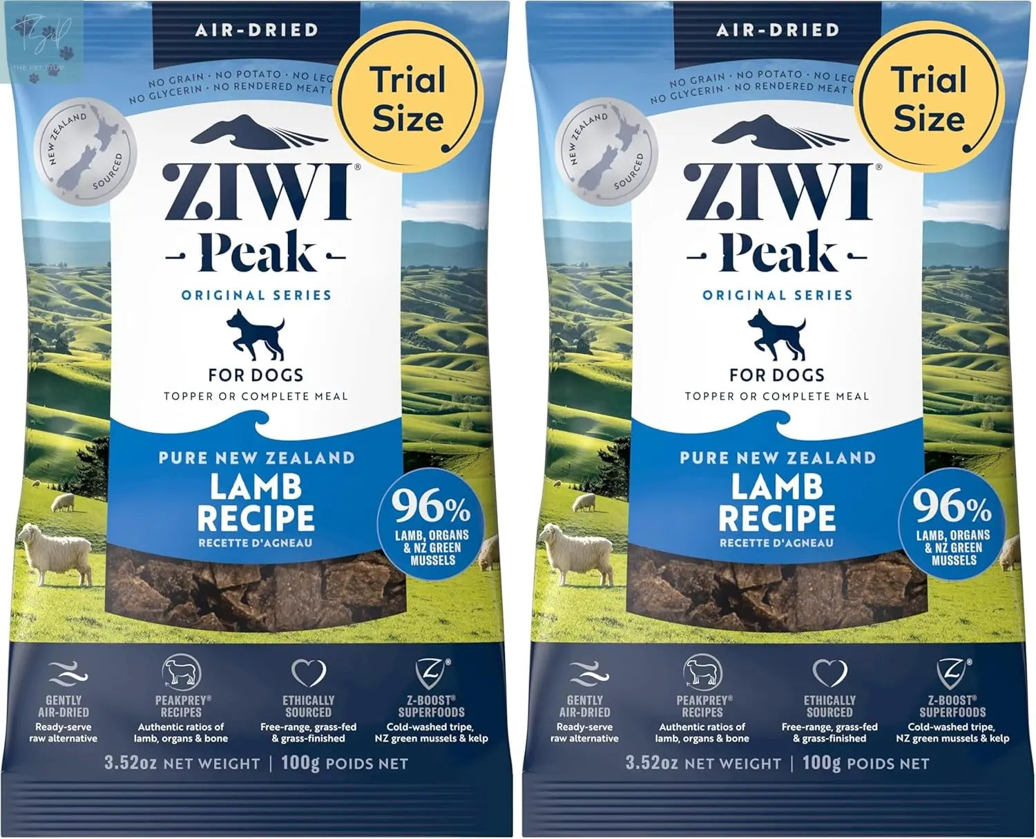 ZIWI Peak Air-Dried Dog Food - Tripe & Lamb Formula, All-Natural, High Protein, Grain-Free, Limited Ingredient with Superfoods (35.2 oz) ZIWI