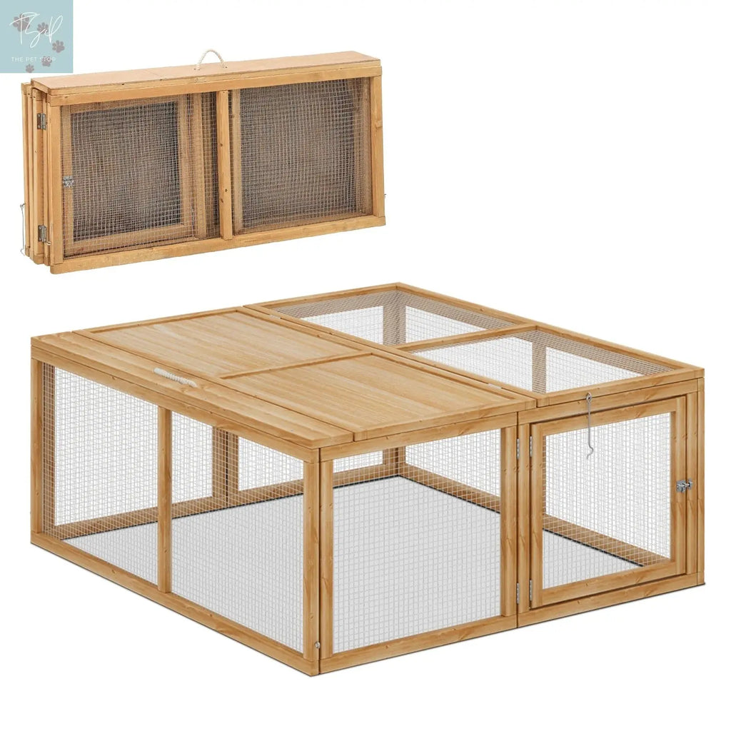 Magshion 45.5" Wooden Chicken Coop Rabbit Hutch Magshion