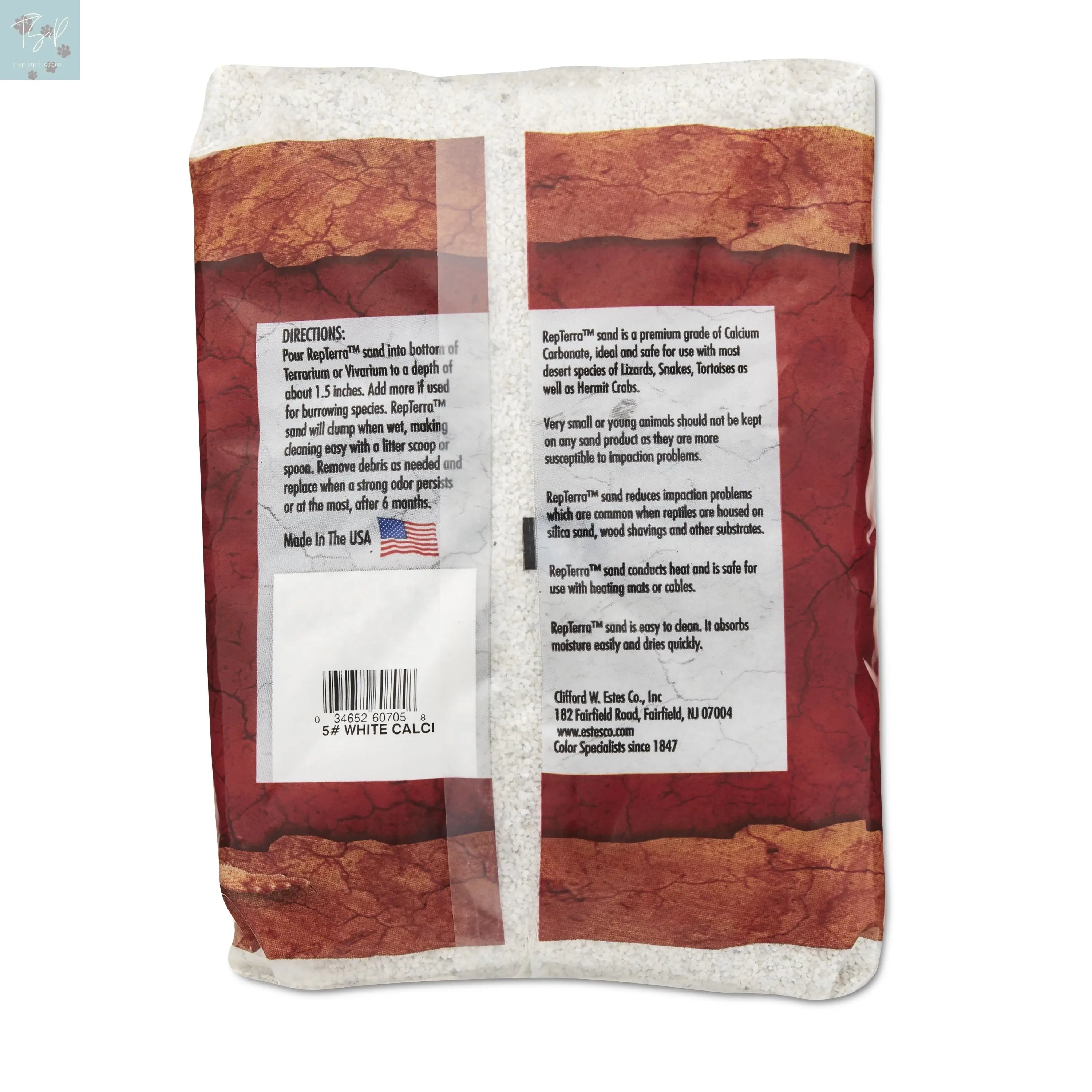 (5 Pack) Repterra White Reptile Sand 5 Lb Bag Wal-Mart Stores, Inc.