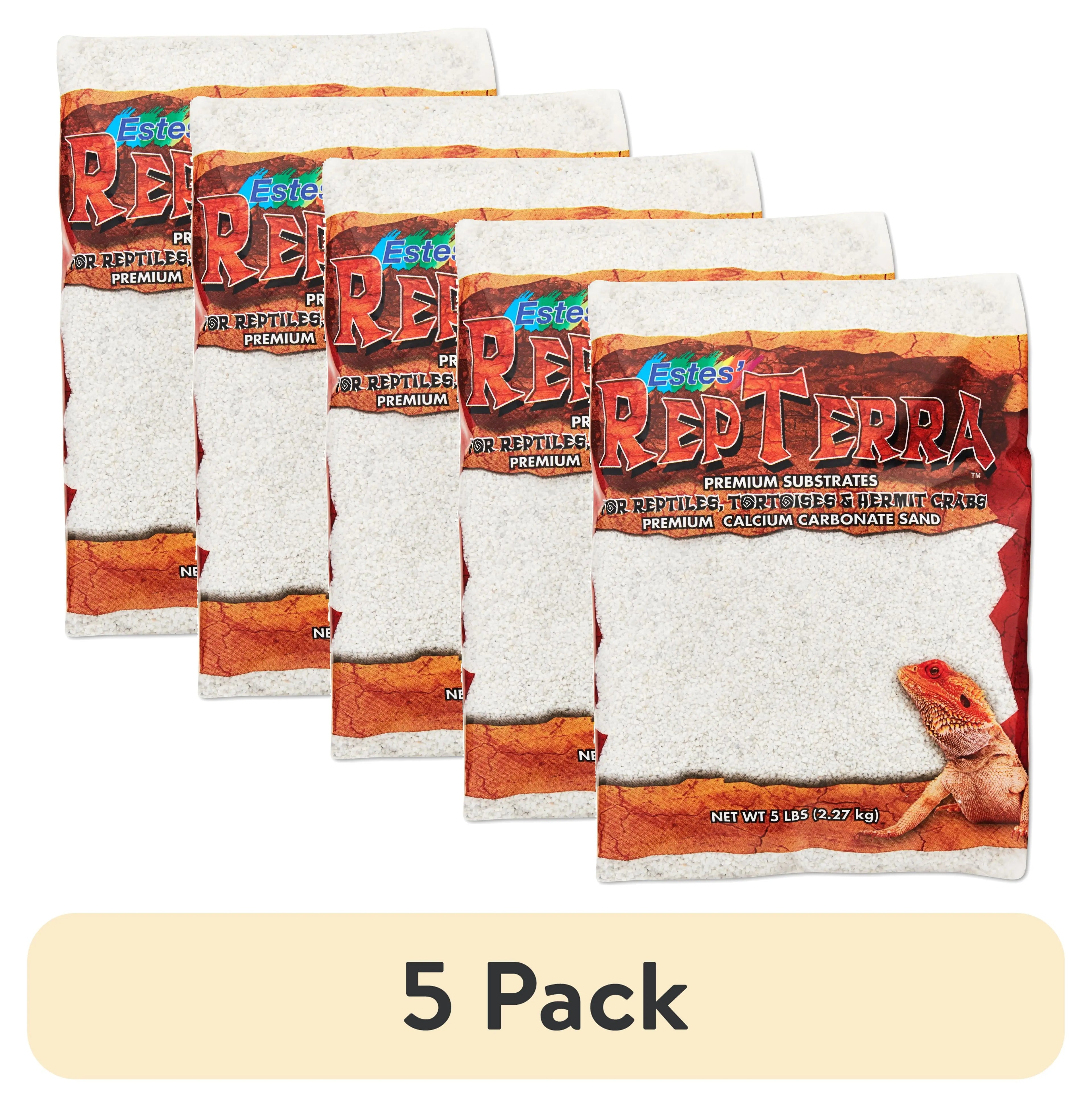 (5 Pack) Repterra White Reptile Sand 5 Lb Bag Wal-Mart Stores, Inc.