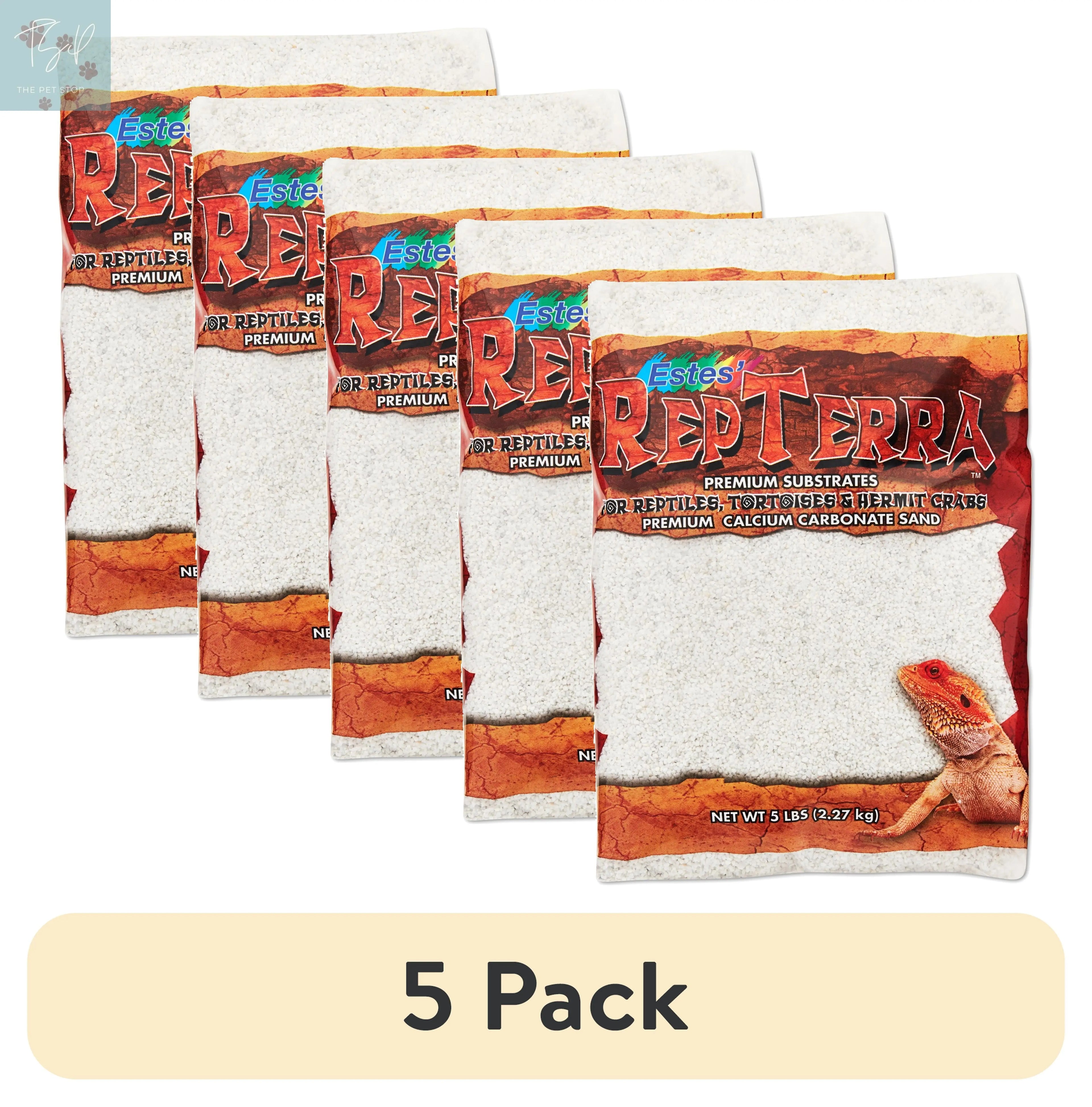 (5 Pack) Repterra White Reptile Sand 5 Lb Bag Wal-Mart Stores, Inc.