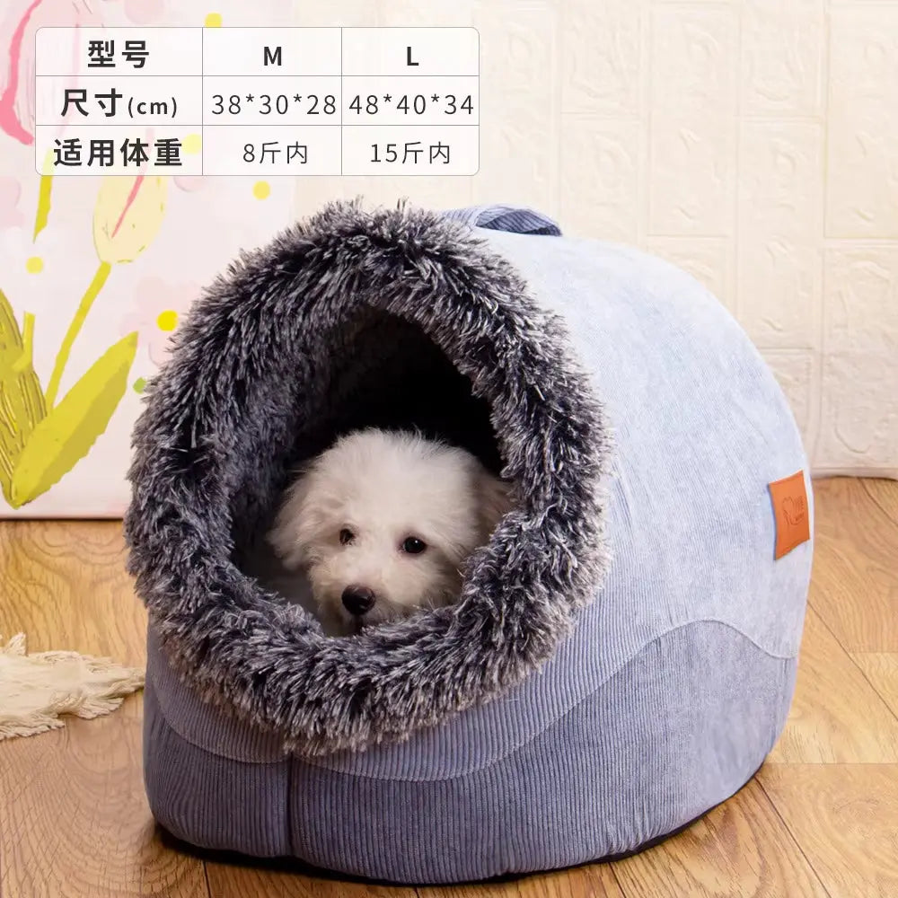 Cozy Self-Warming Dog Bed and Stylish Cat Tent for Ultimate Comfort in Winter Does not apply