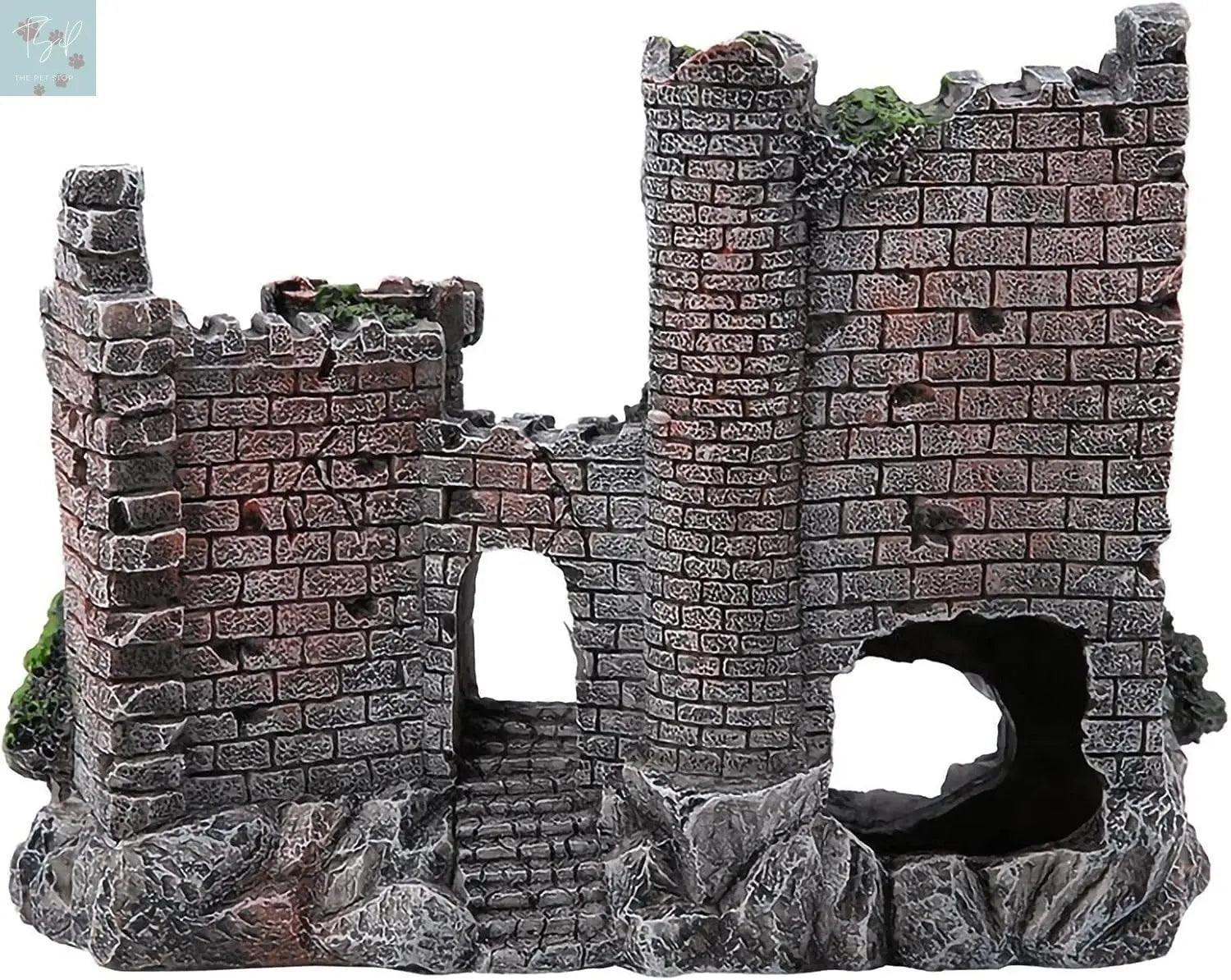 Eco-Friendly Resin Castle Aquarium Ornaments and Submarine Decorations for Betta Fish Tank Accessories ARIDA