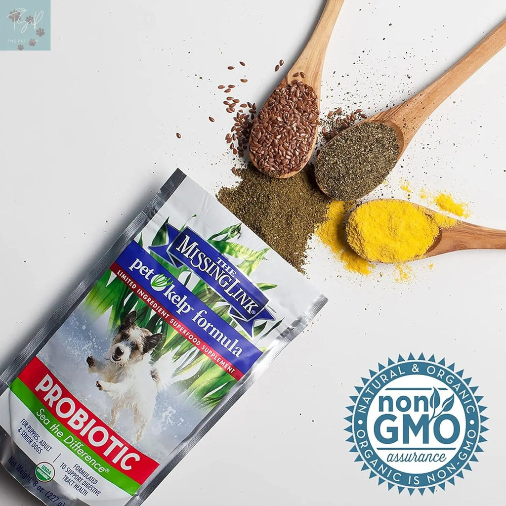 Missing Link Pet Kelp Canine Probiotic 8 oz Organic Superfood Powder Supplement for Canine Digestive Health W.F. YOUNG, INC.