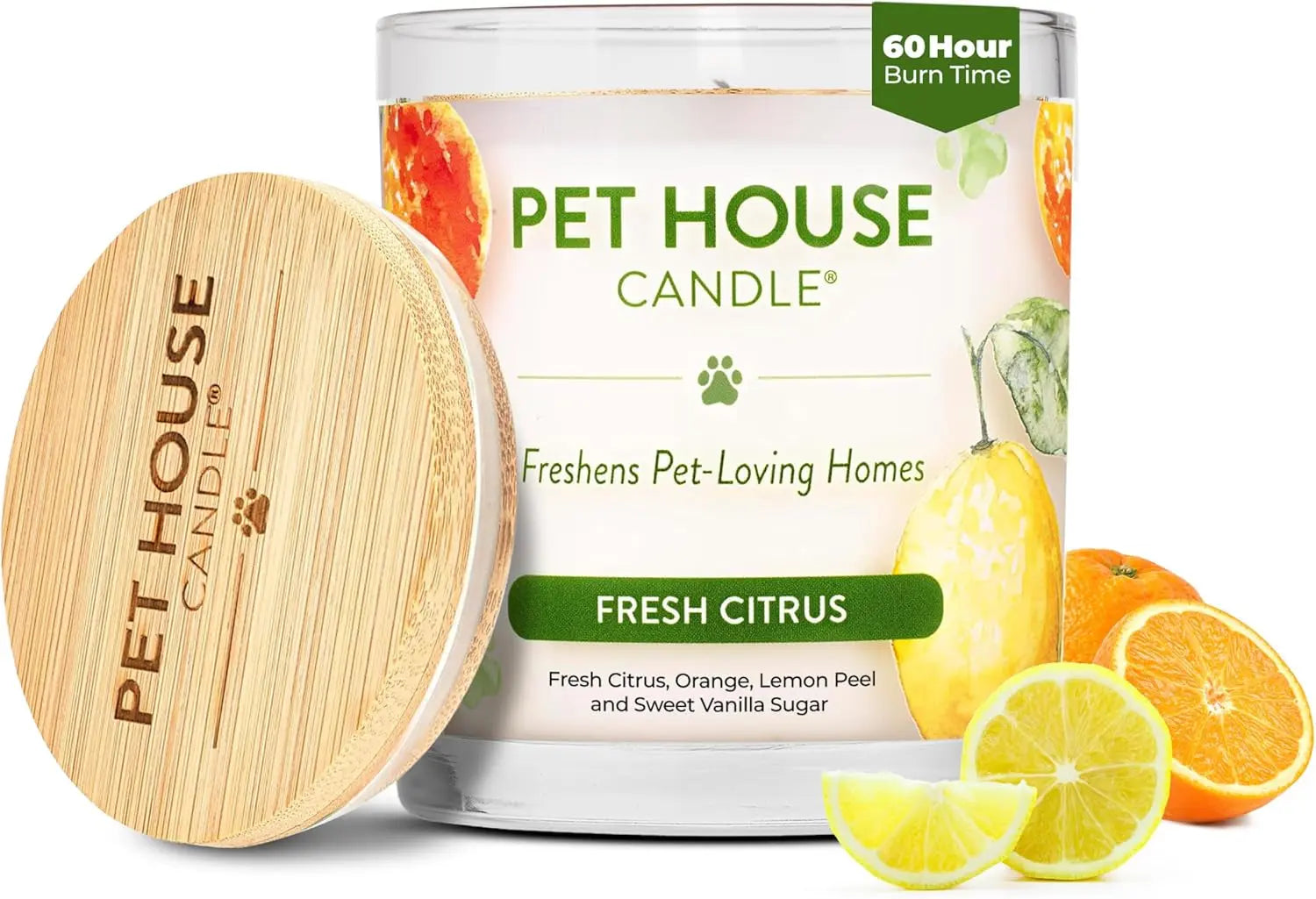Elevate Your Home with One Fur All's Pumpkin Spice Pet House Candles - Long-Lasting, Eco-Friendly Odor Eliminators (Set of 2) One Fur All