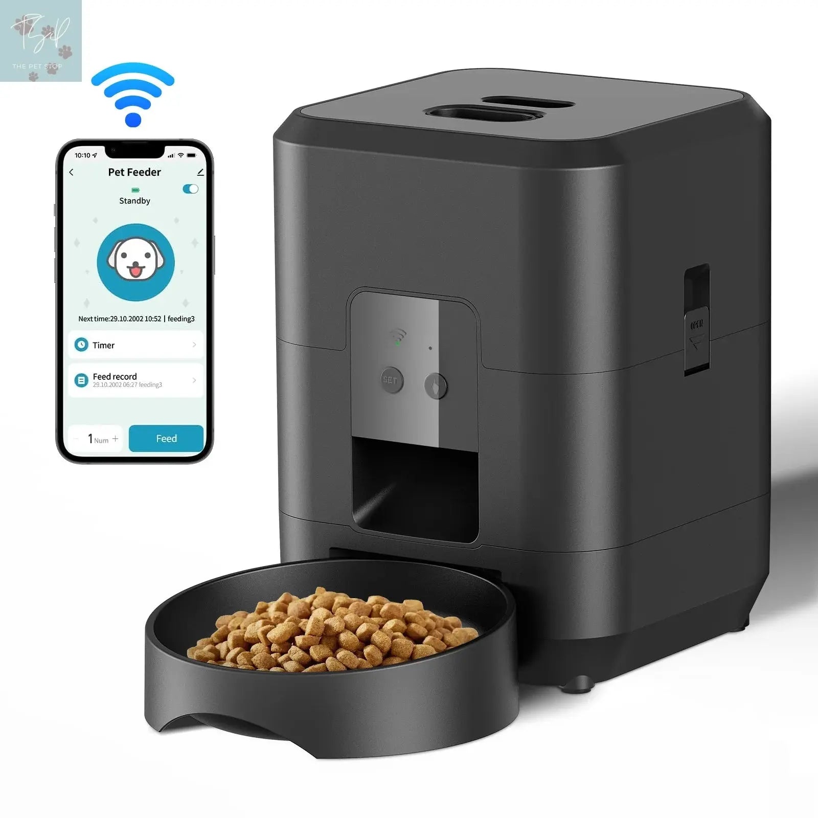 HEYBO Smart Pet Feeder | Automatic, 2L Capacity for Cats & Dogs The Pet Stop
