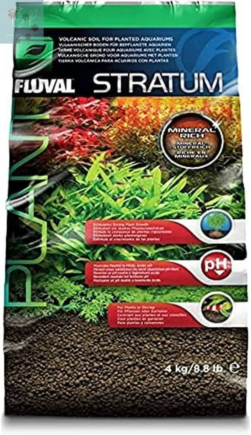 Fluval 12694 Plant and Shrimp Stratum for Freshwater Aquariums, 8.8 lbs – Optimal Substrate for Enhanced Plant Growth and Neutral to Slightly Acidic pH Support Rolf C. Hagen (USA) Corp.