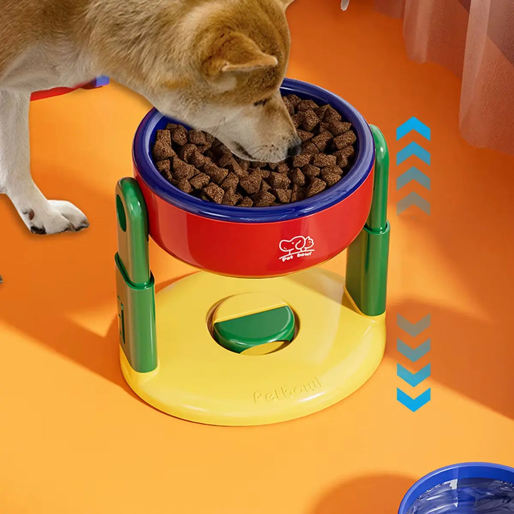Elevate Your Pet's Dining Experience with the Adjustable Height Suction Cup Bowl - Perfect for Dogs and Cats! NONE