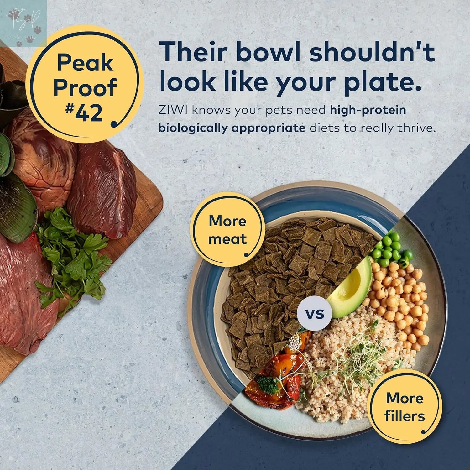 ZIWI Peak Air-Dried Dog Food - Tripe & Lamb Formula, All-Natural, High Protein, Grain-Free, Limited Ingredient with Superfoods (35.2 oz) ZIWI