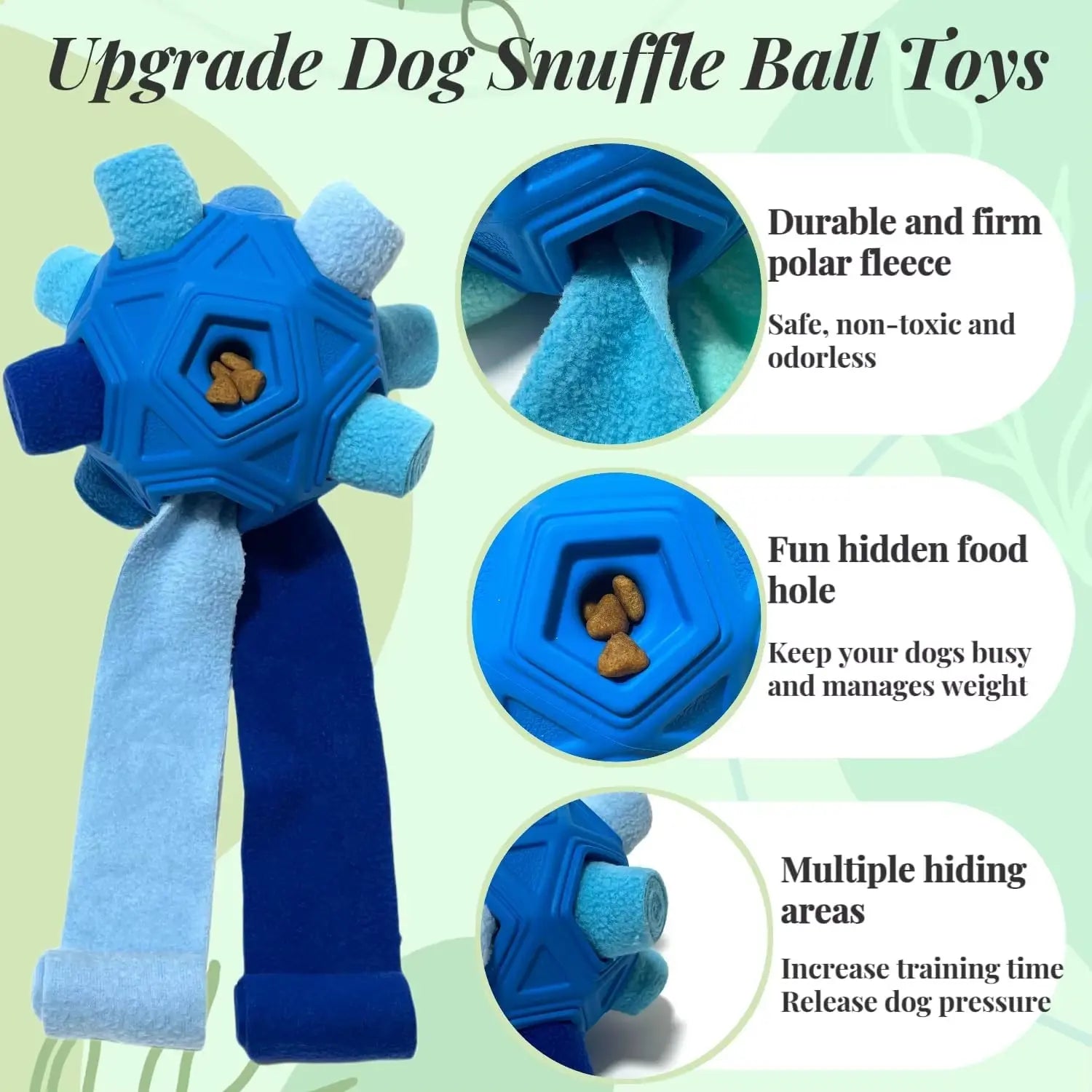 Revolutionary Unbreakable Snuffle Ball for Dogs - Engage, Play, and Feed with This Interactive Treat Dispenser NONE