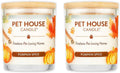 Elevate Your Home with One Fur All's Pumpkin Spice Pet House Candles - Long-Lasting, Eco-Friendly Odor Eliminators (Set of 2) One Fur All