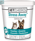 Vet Classics Stress Away Calming Supplement for Dogs and Cats – Soft Chews with Melatonin and Ginger – 65 Count Vet Classics