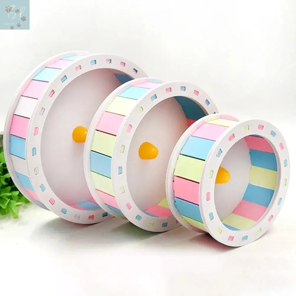 Hamster Wheel, Silent Hamster Exercise Wheel, Cage Activity Accessories Running/Playing Toy for Rats Gerbils Chinchillas Mice Hedgehogs Guinea Pigs and Other Small Animal GMMGLT