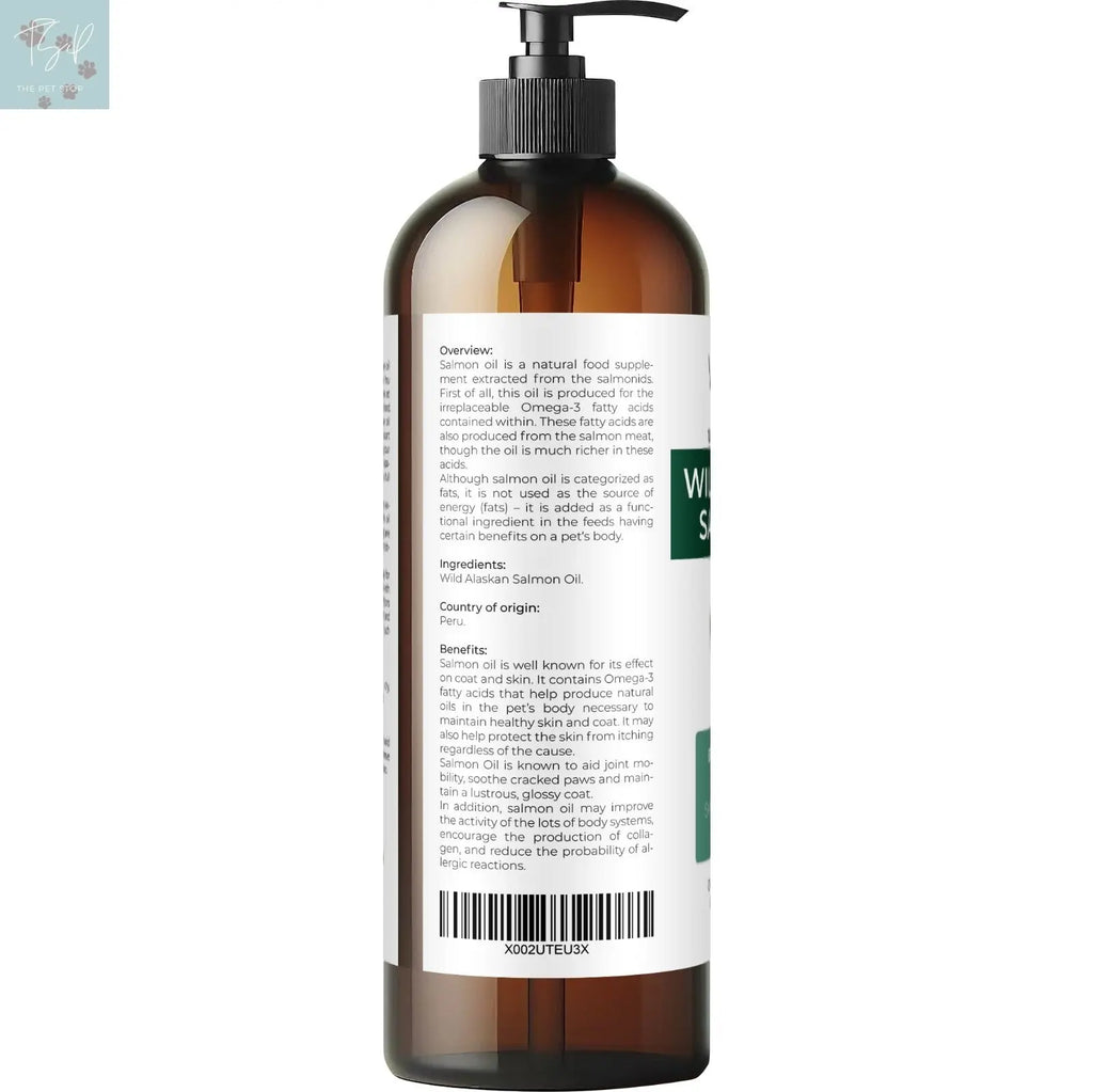Velona Wild Alaskan Salmon Oil for Dogs and Cats - 2 Fl Oz and 1 Gallon Options, Rich in Omega-3 and EPA for Healthy Coat Does not apply
