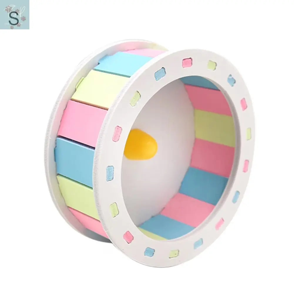 Hamster Wheel, Silent Hamster Exercise Wheel, Cage Activity Accessories Running/Playing Toy for Rats Gerbils Chinchillas Mice Hedgehogs Guinea Pigs and Other Small Animal GMMGLT