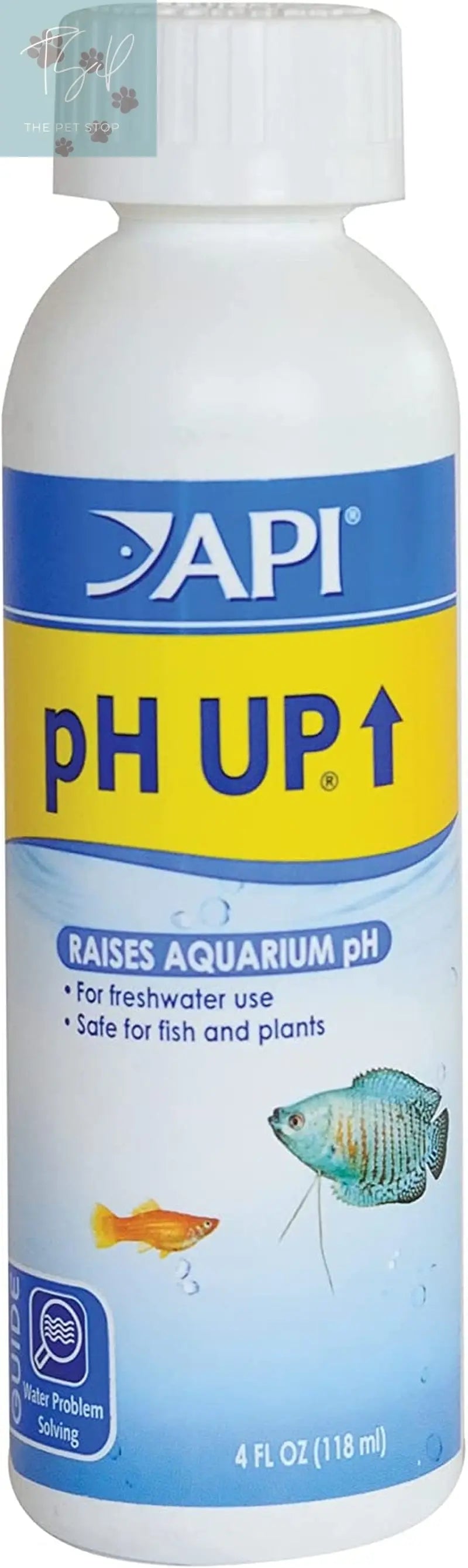 API pH Up Freshwater Aquarium pH Raising Solution - 16 oz Bottle Mars Fishcare
