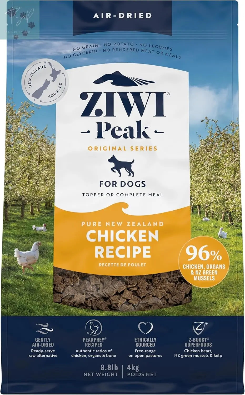 ZIWI Peak Air-Dried Dog Food - Tripe & Lamb Formula, All-Natural, High Protein, Grain-Free, Limited Ingredient with Superfoods (35.2 oz) ZIWI