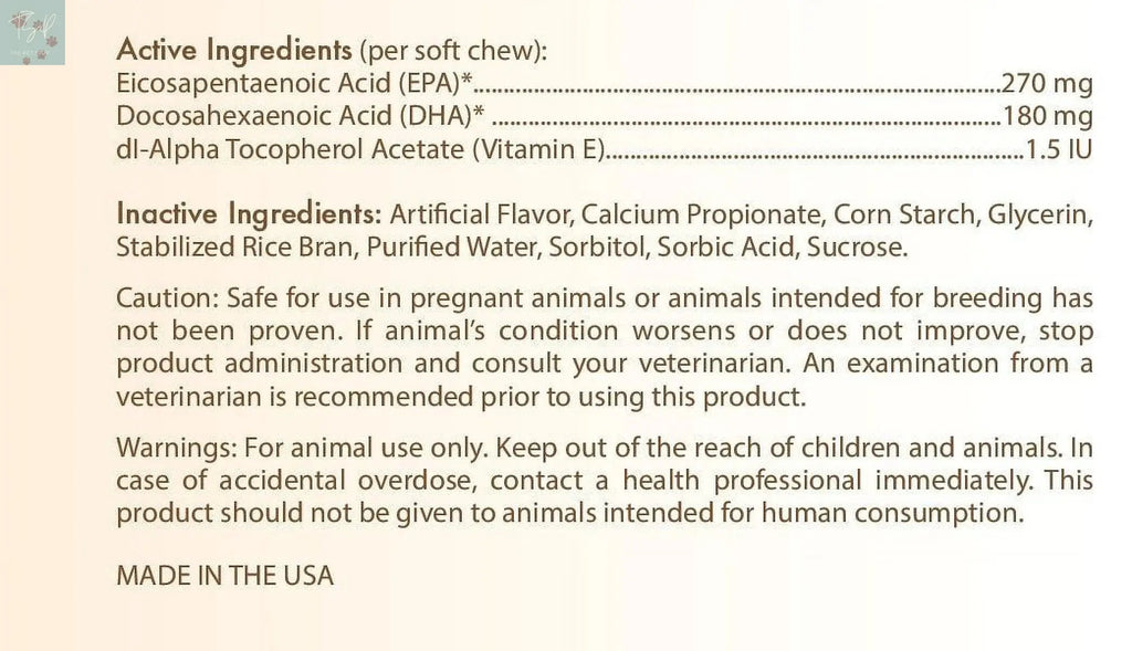 Healthy Breeds Dachshund Omega HP Fatty Acid Soft Chews for Skin and Coat Support Healthy Breeds
