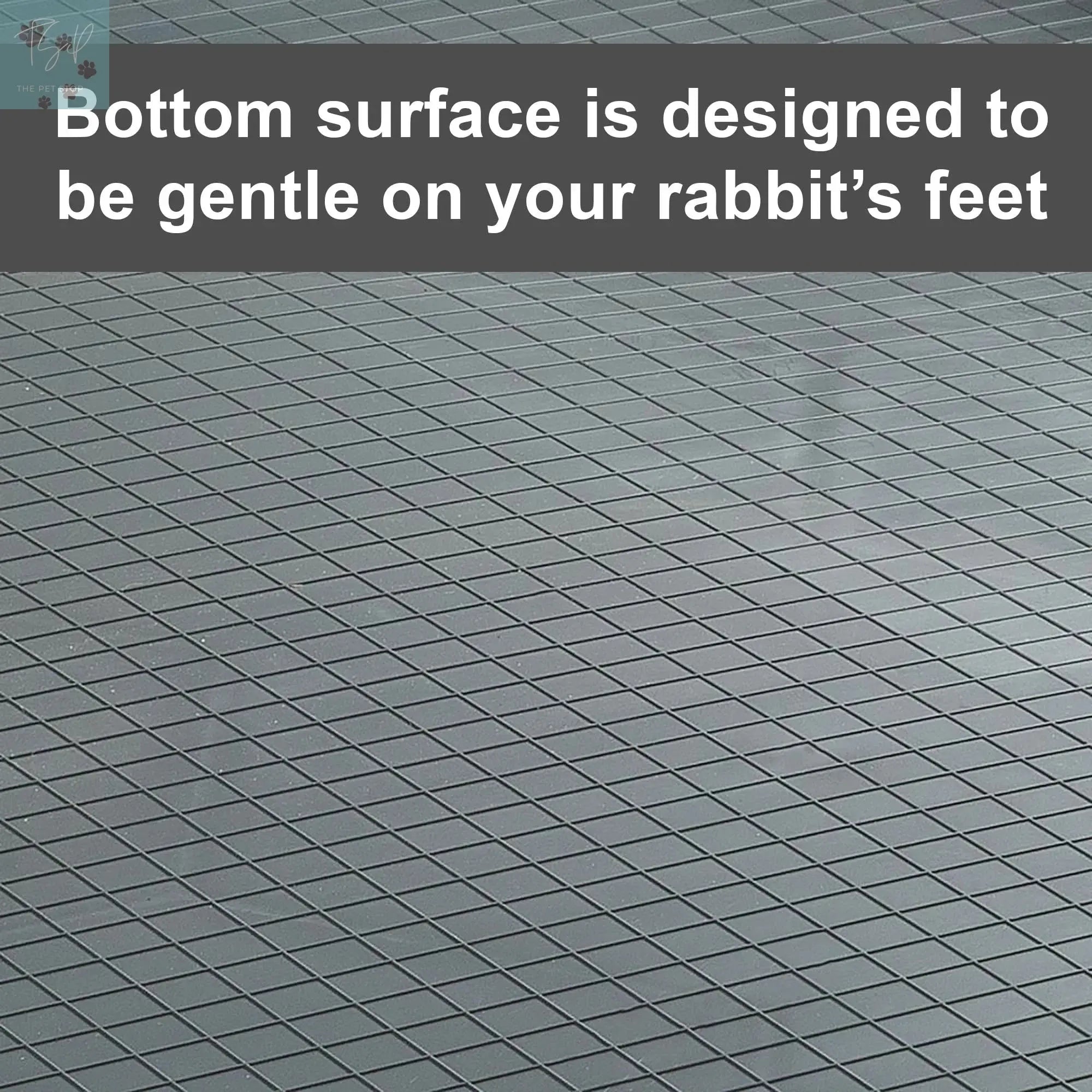 Ferplast Krolik Rabbit Cage | 39.4L X 23.6W X 19.7H Inches | Gray & Black Mid-west Metal Products Co Inc