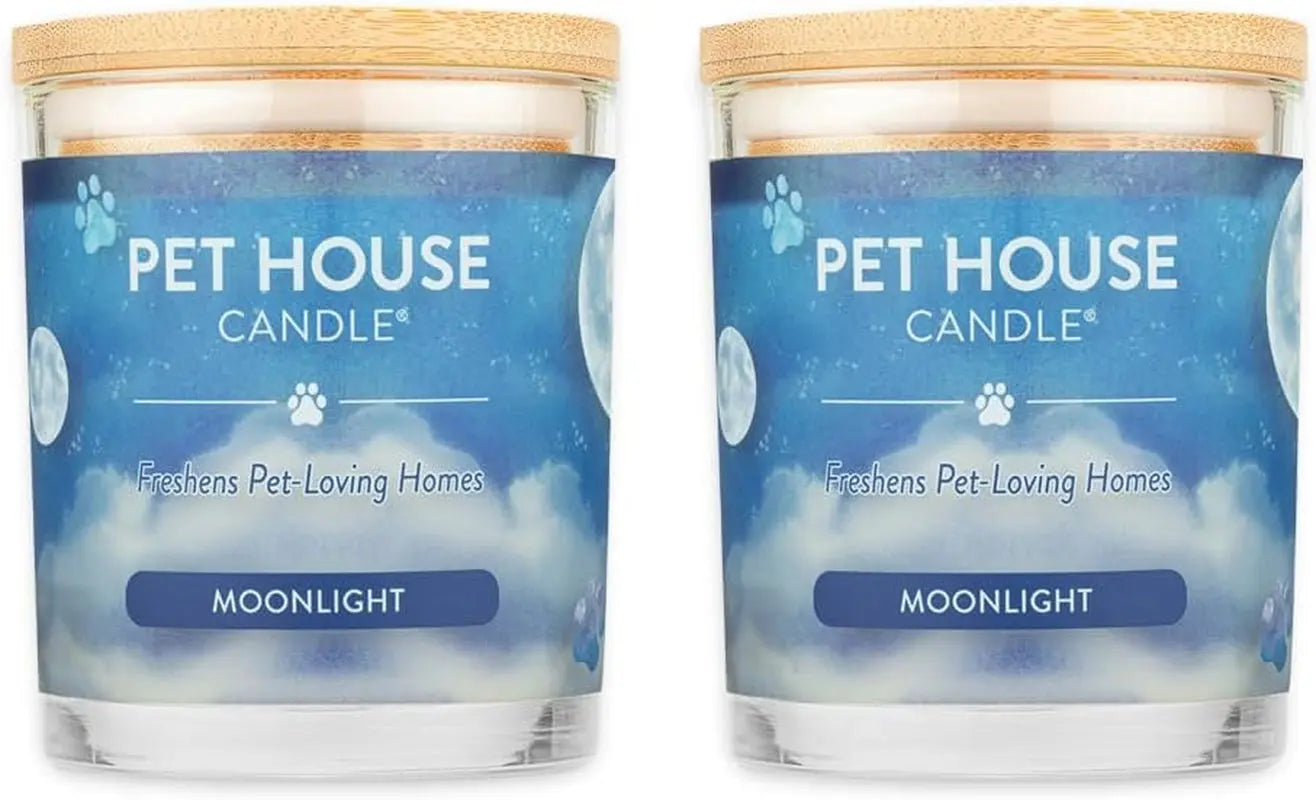 Elevate Your Home with One Fur All's Pumpkin Spice Pet House Candles - Long-Lasting, Eco-Friendly Odor Eliminators (Set of 2) One Fur All