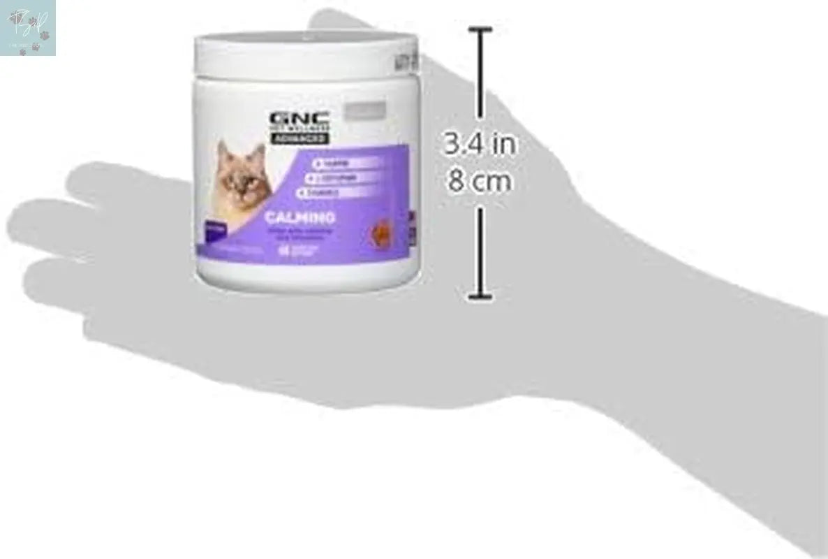GNC Pets Advanced Calming Chews for Cats, 60 Count | Chicken Flavor Soft Chews for Relaxation | Contains Thiamine, L-Tryptophan, and Chamomile | Made in the USA Fetch for Pets