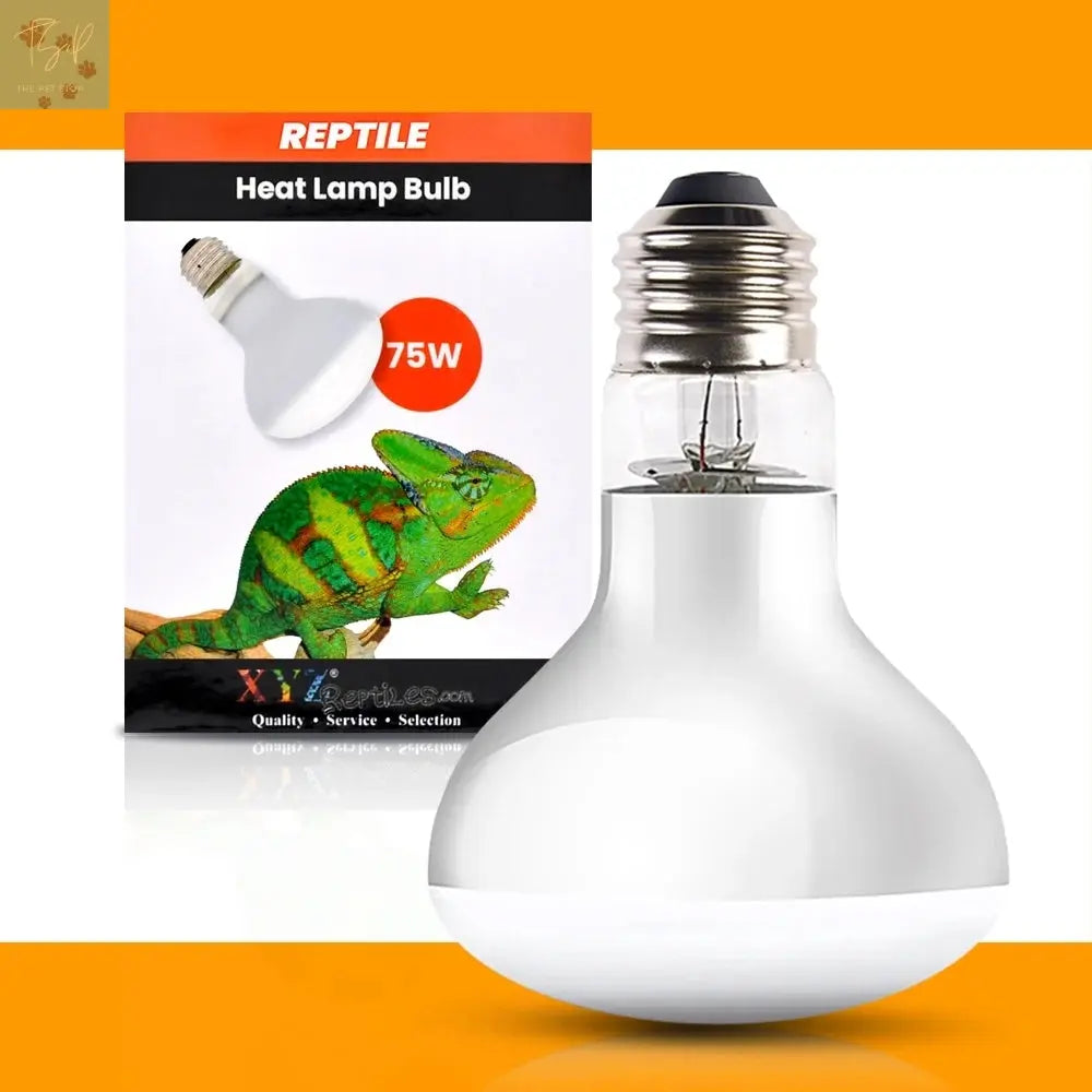 Reptile Heat Lamp Bulb 75 Watt XYZReptiles