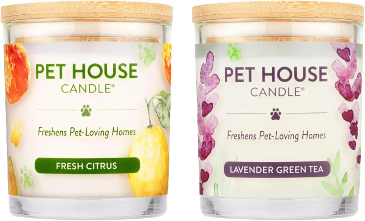 Elevate Your Home with One Fur All's Pumpkin Spice Pet House Candles - Long-Lasting, Eco-Friendly Odor Eliminators (Set of 2) One Fur All